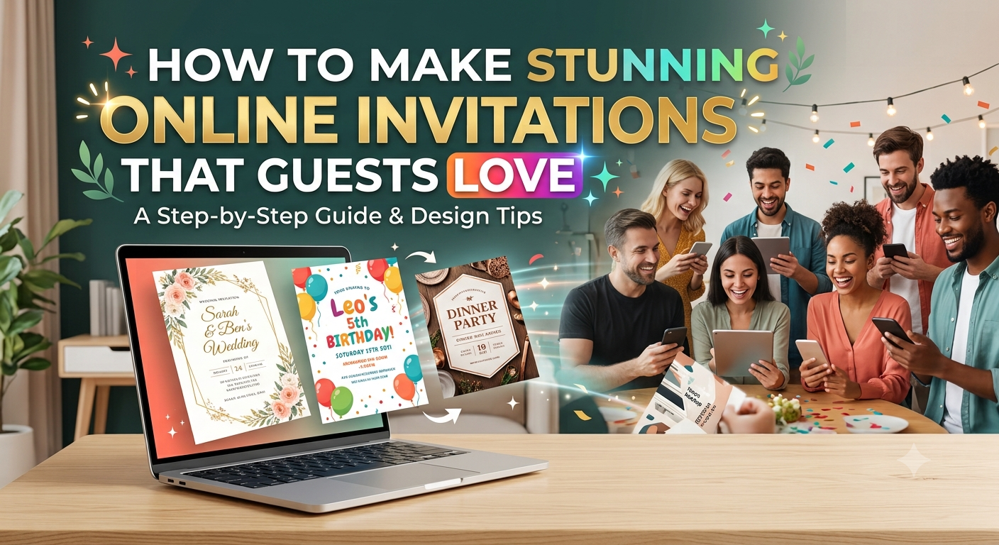 How to Make Stunning Online Invitations That Guests Love